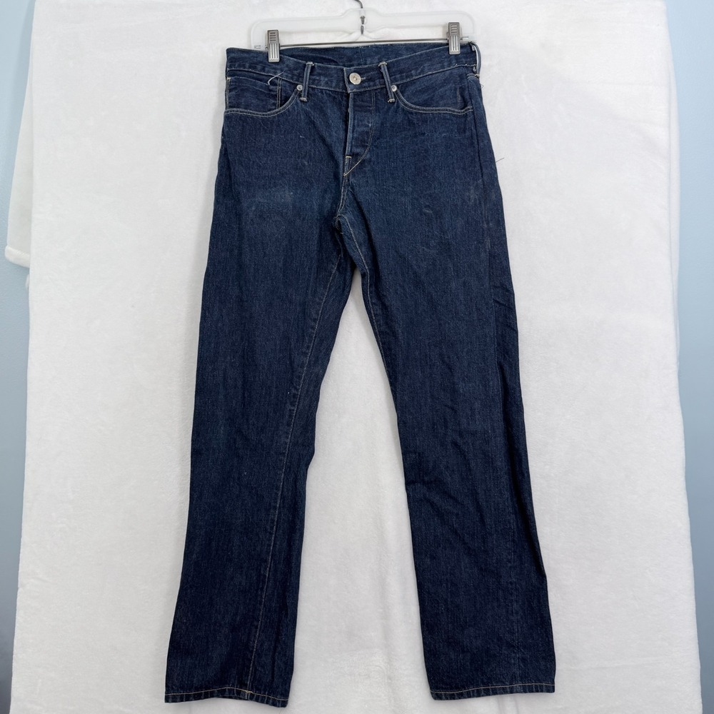 3x1 NYC Jeans Mens 32 (30x29) Blue Straight Leg Selvedge